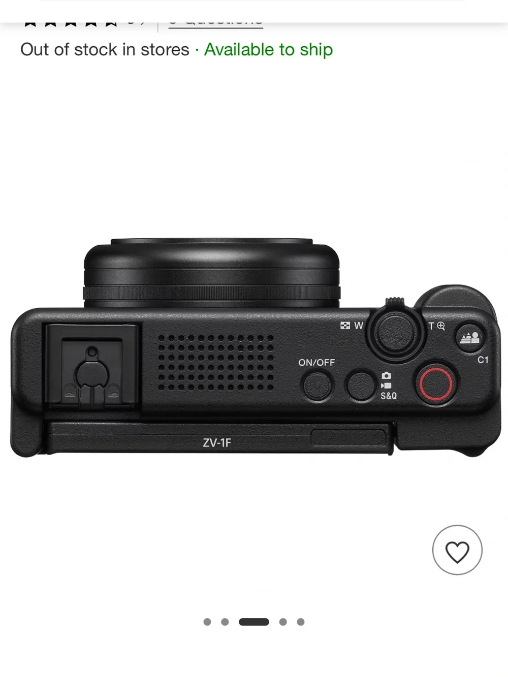 Sony Compact Digital Camera with Wind Muff - Black
